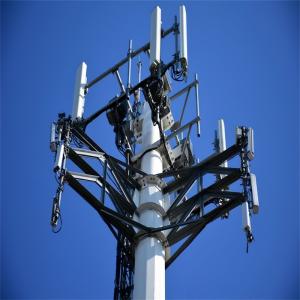 Wholesale Antenna Telecommunications Monopole Tower 5-80M ASTM A123/ ISO 1461 Galvanization Standard from china suppliers