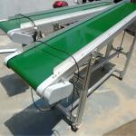 Industrial Equipment Food Grade Conveyor , Inclined Cleated Belt Conveyor