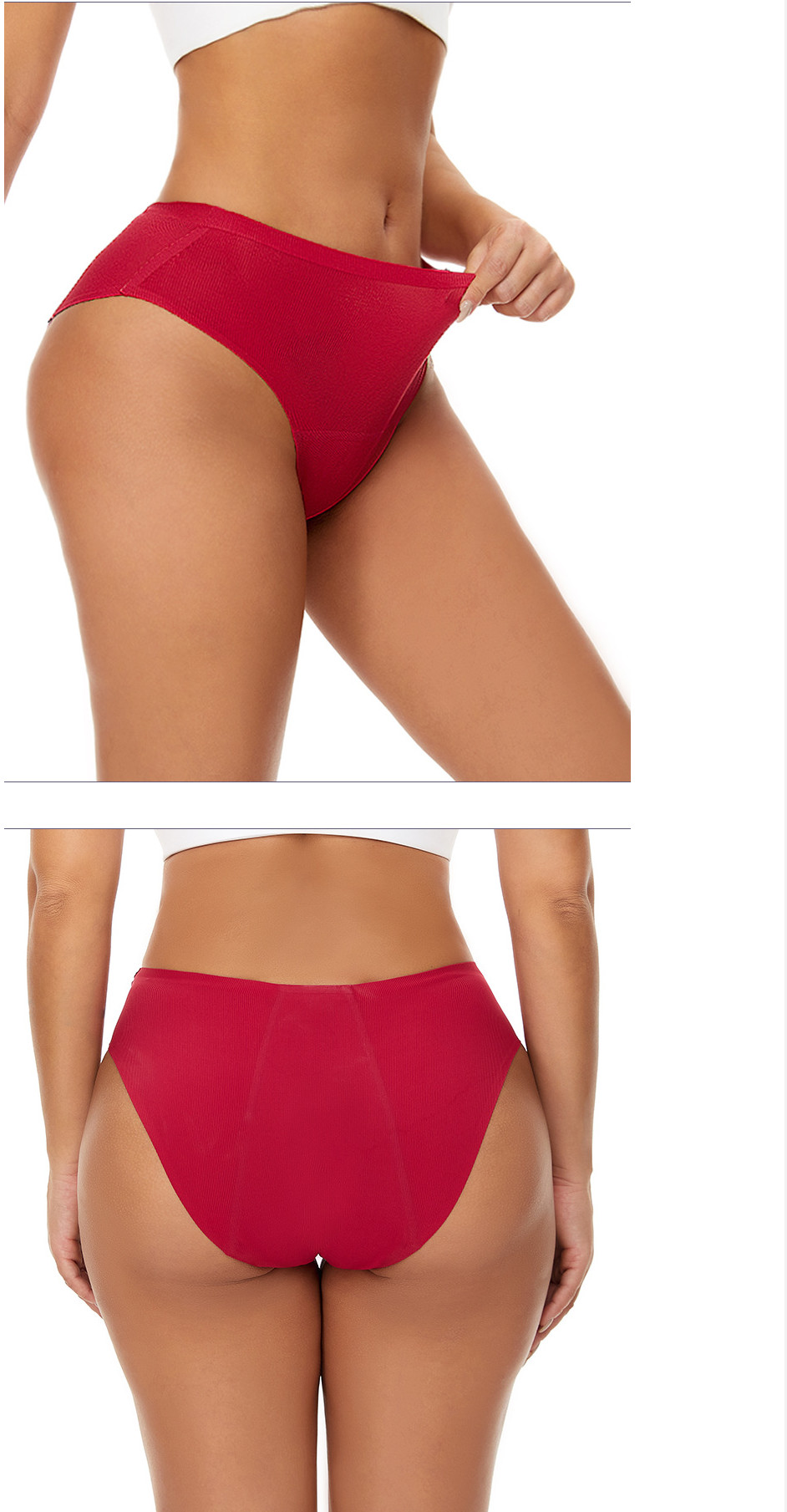 Female Eco Friendly Period Panties Underwear Ladies Thread 50ml Absorption Cotton Physiological