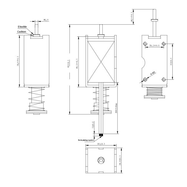 7mm 12V Linear Solenoid