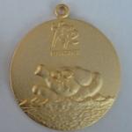 Gold / Antique gold Die struck 1.5mm - 5.0mm Custom Made Emblems
