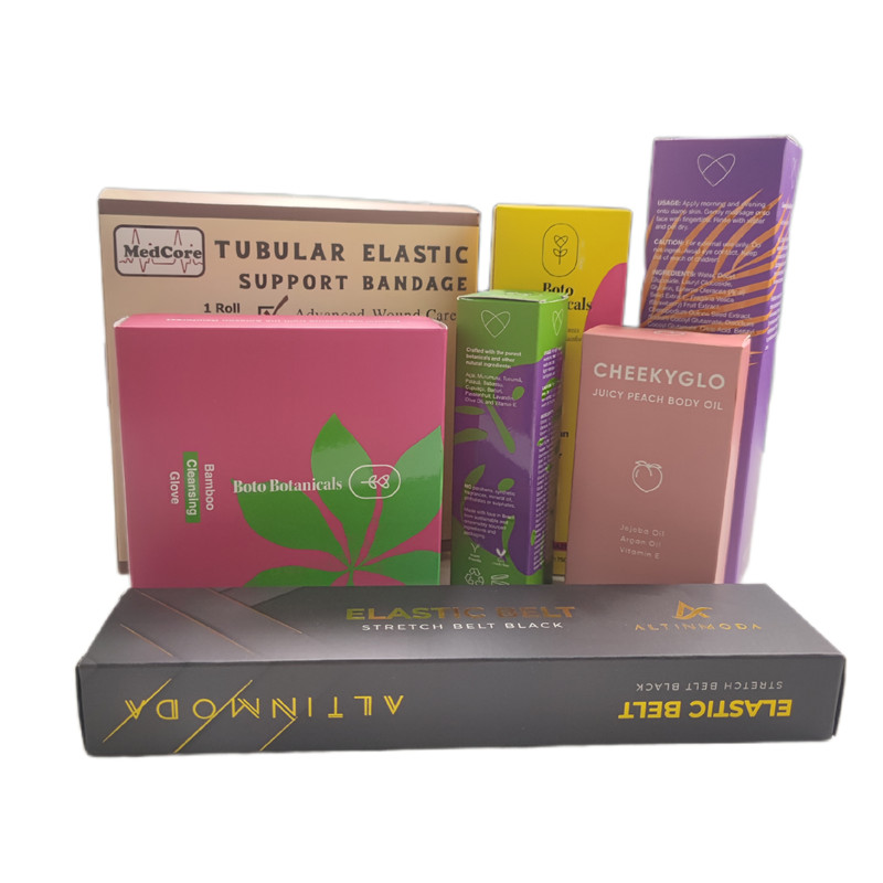 Matt Lamination Custom Gift Box Packaging for Skin Care Cosmetics High End Fashion Luxury