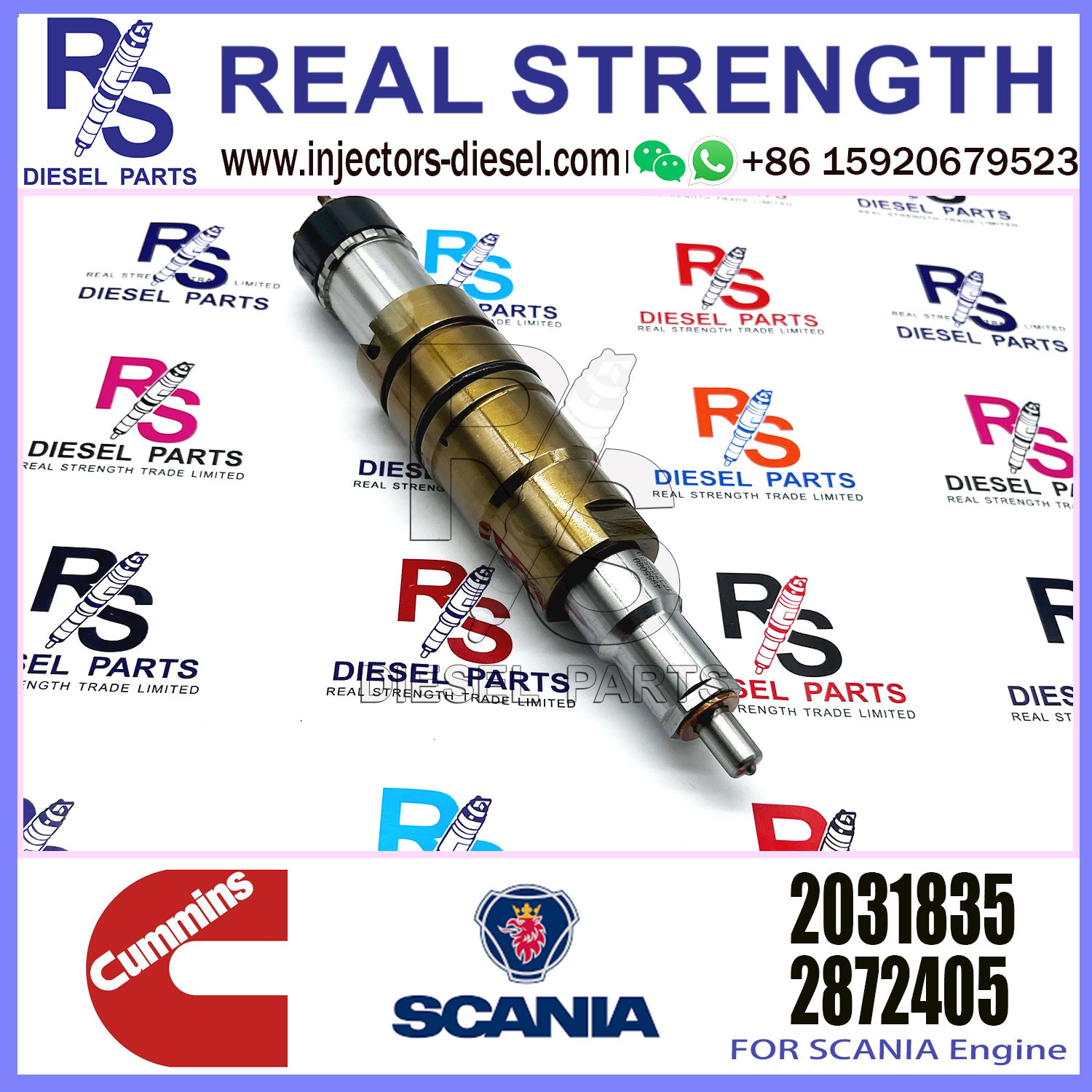 Diesel Fuel Injectors 2031835 575176 2894920 1948565 2029622 2872289 2872544 For Cummins SCANIA