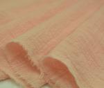 Environmental 110GSM Muslin Blanket Fabric Orange Gauze Fabric