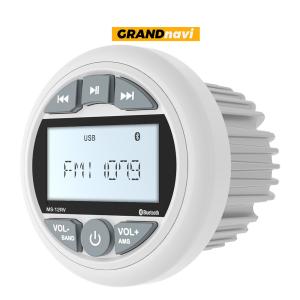 Wholesale Waterproof Marine Gauge Stereo System BT FM AM USB Boats Marine Stereo Receiver from china suppliers