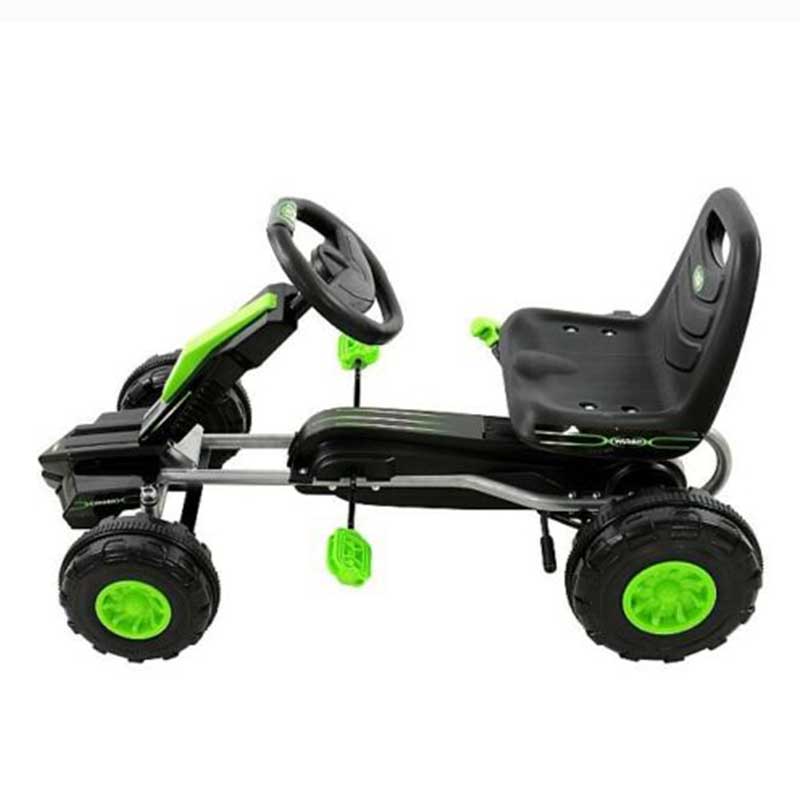 Children's Inflatable Wheels Ride On Go-Kart Car with Pedals Max Load 30KG 86X51X48cm