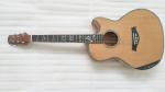 AAAA all Solid cutaway body style guitara 14 frets imported wood arm rest