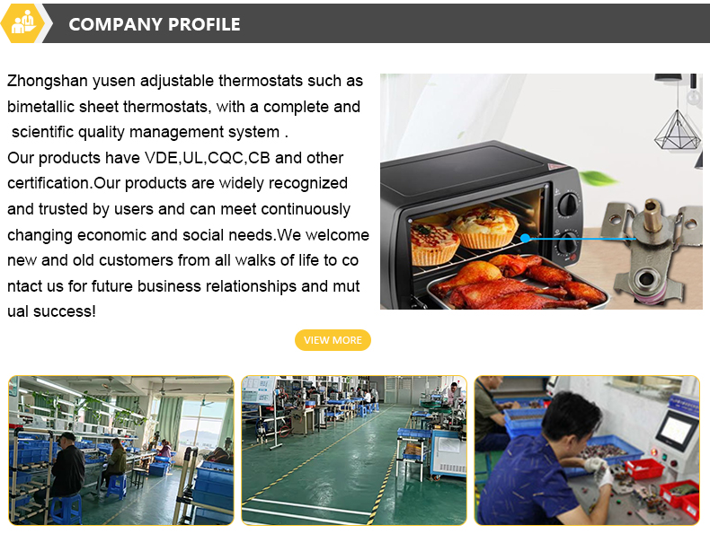 KST820 KST Series Electric Oven Thermostat with 5% Tolerance and Electric Power Source
