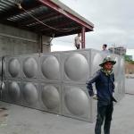 Sus304 Insulated Storage Tank , Factory / Airport 1000 Litre Square Water Tank