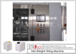 Pesticide Liquid Weighing Filling Machine 10-16 B / MIN To Fill 5 - 25L Drums