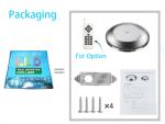 IP68 Waterproof Underwater Swimming Pool Light SS316L Color Change Wall Mounted