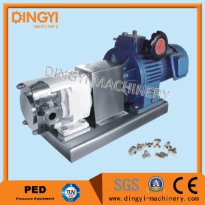 Wholesale ZZP-6 Sanitary Rotary Lobe Pump 0.75-7.5kw Stainless Steel 316L With Inverter from china suppliers