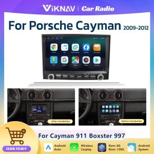 Wholesale 1280*800 8.4 Inch Android Car Stereo For 2009-2012 Porsche Cayman 911 Boxster from china suppliers