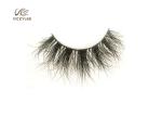 Curly Synthetic Fiber OEM Dramatic False Eyelashes