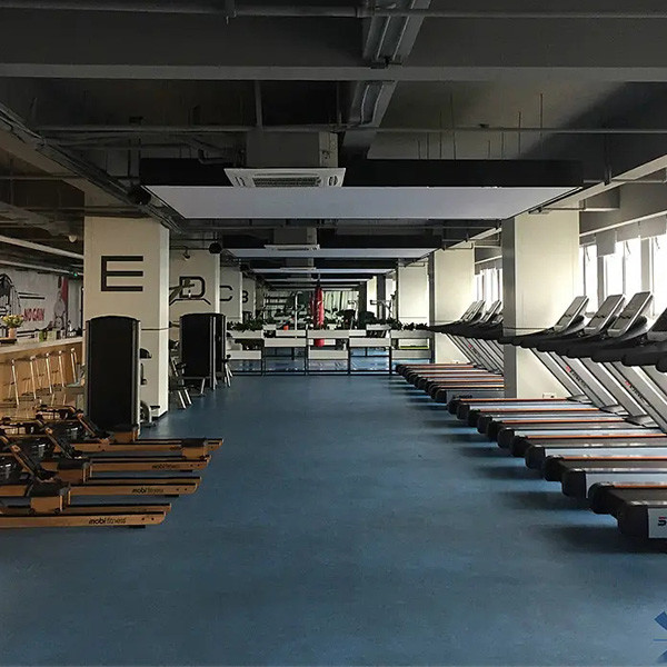 Anti Microbial Rubber Floor Tiles 10 - 20mm Rubber Mats For Home Gym