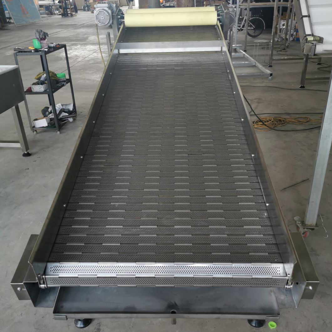 304 Stainless Steel Mesh Belt Chain Plate Conveyor for Food Sale