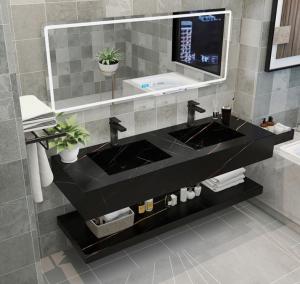 Wholesale Engineering Stone Integrated Bathroom Vanity Countertops from china suppliers