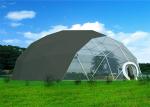 Outdoor Customized Geodesic Party Dome Tent Lightweight Heat Resistant Steel