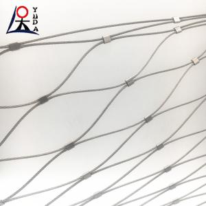 Wholesale 302 Stainless Steel Wire Rope Mesh Net Flexible Stainless Steel Zoo Mesh from china suppliers
