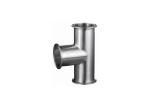 Polished 316 Stainless Steel Sanitary Pipe Fittings Tri Clamp Tee Equal /