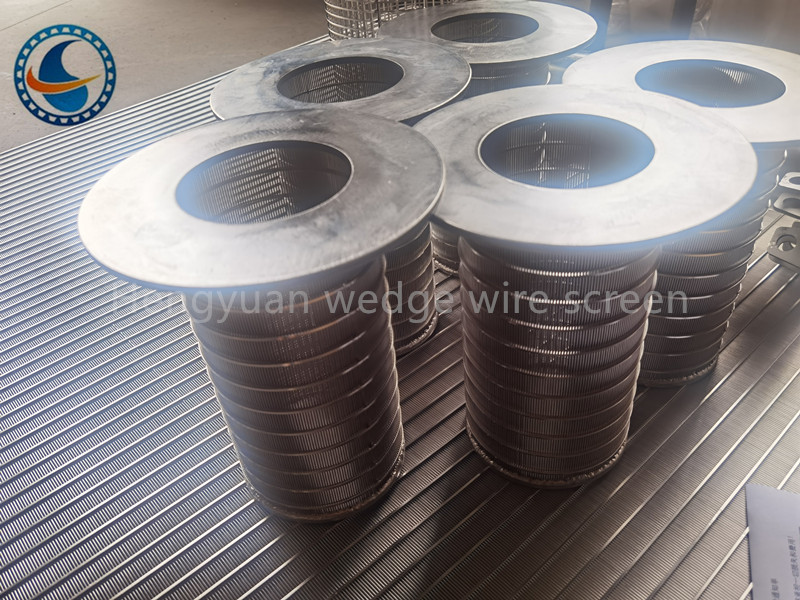 Stainless Steel 180mm Dia Wedge Wire Mesh Screen For Automatic Sewage Filters
