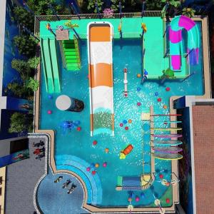 Wholesale LANCHAO Customized Indoor Water Park Swimming Theme Park Colourful from china suppliers
