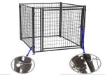 Durable Dog Run Kennel , Large Outdoor Dog Cage With Waterproof Cover