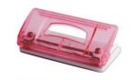 Hot Sale Transparent Red Color Rubber Basind 6mm Hole 2 Holes Paper Punch