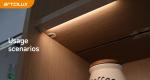 A230A DC 12V Cabinet Exposed Baseboard Light Decorations Easy Installation LED