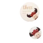 Monthly Milestone Cards - The Perfect Wooden Discs for Adorable Animals