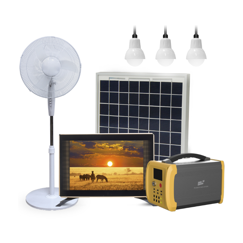 12.8V 48000mAh Solar Powered Fridge System Polycrystalline Silicon
