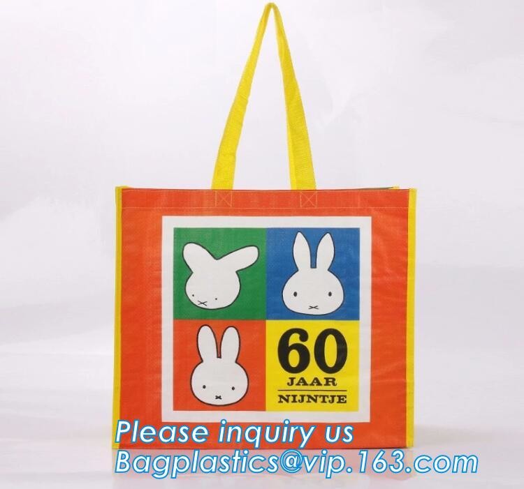 Promotional Cheap Polypropylene Die Cut Laminated TNT Tote PP Woven Shopping Bag,Europe Standard bopp Laminated China PP