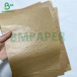 Recyclable 40g premium one side glossy brown kraft bag paper roll