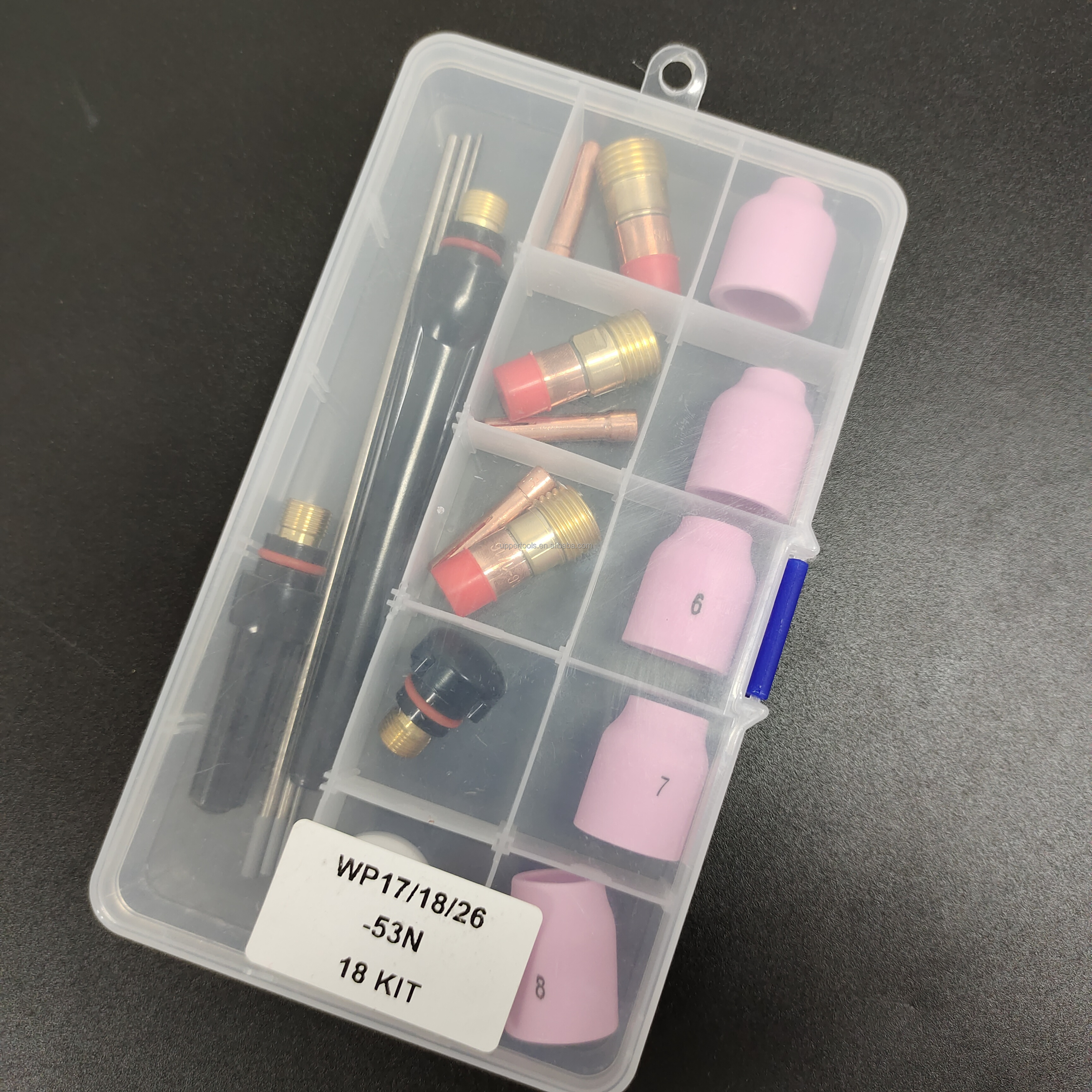 TIG Torch Welding Accessories Gas Lens Collet Body for Replacement WP17 18 26-53N 18KIT