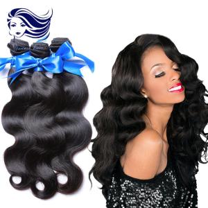 Wholesale Remy Virgin Malaysian Hair Body Wave Double Weft 7A Virgin Curly Hair Bundles from china suppliers