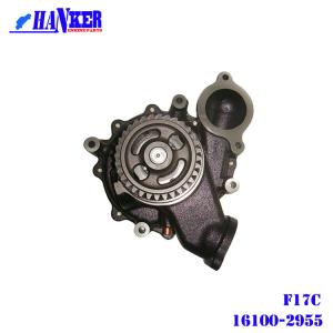 Wholesale Excavator Truck Diesel 16100-2955 Water Pump Hino F17C Engine Spare Parts from china suppliers