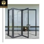 Brown Water Penetration Resistance Glass Door Villa Front Door Aesthetic