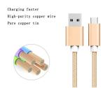 USB Type C Cable Braided Charging Micro USB Cable High Speed Charging Cord Metal