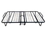 Foldable Iron Folding Camp Bed Twin Size for Bedroom Hotel Home Living Room