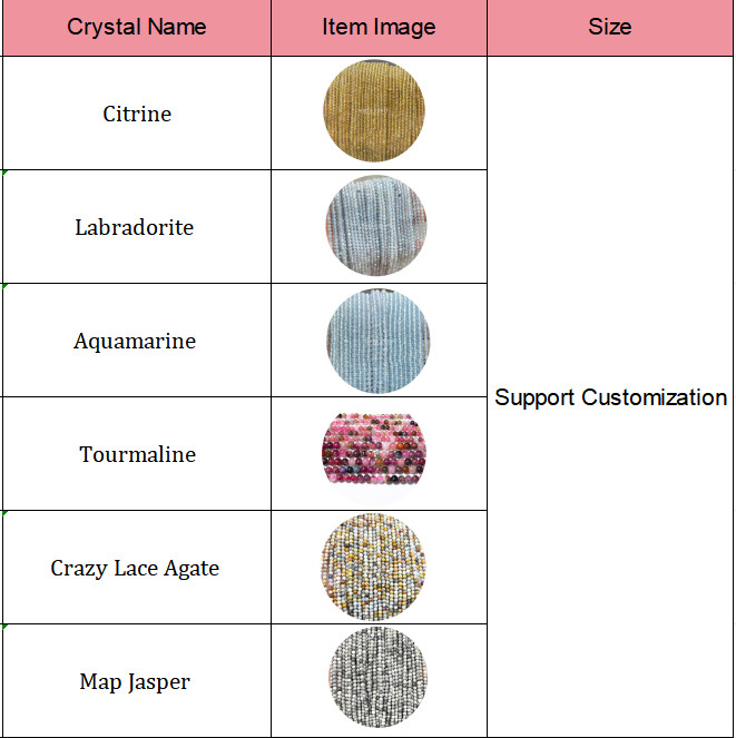 Semi-Precious Stone Citrine Tourmaline Healing Loose Round Bead Strands For Birthday Gift Making