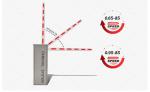 Intelligent Boom Barrier Gate 0.6s Speed 304 Stainless Steel With 6 Meters Arm