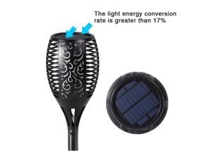 Wholesale Bright Warm White Garden Flame Solar Torch / Outdoor Solar Torch Lights 2500mA Battery from china suppliers