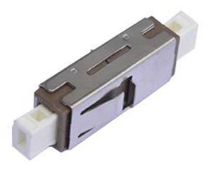 OM4 SC Pink 50μm High precision dimension Fiber Optic Adapter with flange