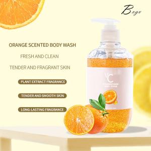 Wholesale Citrus Apricot Body Wash Cleanser Organic Ingredients Anti Bacterial Shower Gel from china suppliers