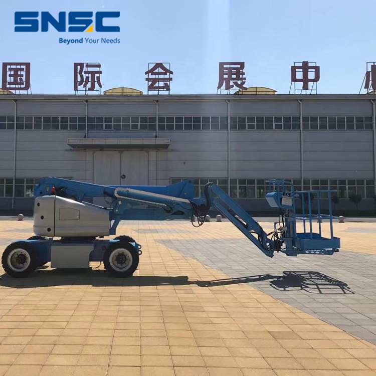 14m 16m 18m Articulating Electric Boom Lifts with Overall Dimensions 8.27*2.38*2.3m