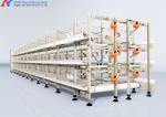 5 Tiers 6 Tiers Poultry Layer Cage H Type Animal Feeding Chicken Metal Cage