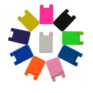 Wholesale cellphone accessarires custom 3M cellphone smart wallet 100% non-toxic silicone material from china suppliers