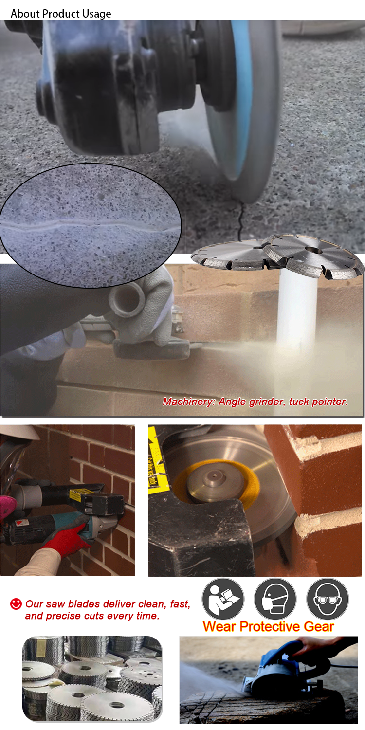 115mm Diamond tuck point blade for Concrete / Brick Block / Masonry / Stone