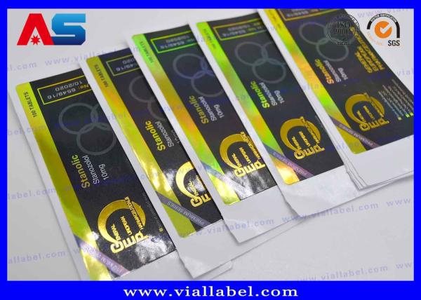 CMYK Strong Adhesive Sticky Labels For Peptide Bodybuildings Glass Vials self