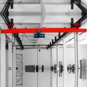 China 3 Ton Single Girder Overhead Crane Electric Single Beam Underhung Bridge Crane on sale